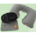 Travel Kit with Eye Mask and Inflatable Pillow
